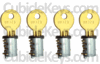 Four Herman Miller UM Lock Cores Four Herman Miller UM Lock Cores