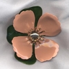 TAHITIAN FLOWER Pin - Peach TAHITIAN FLOWER Pin - Peach