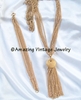 TASSEL MAGIC Necklace Goldtone TASSEL MAGIC Necklace Goldtone
