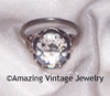 SARAH'S BIRTHSTONE Ring - April - White Sapphire SARAH'S BIRTHSTONE Ring - April - White Sapphire