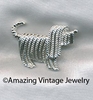 SHAGGY DOG Pin - Silvertone SHAGGY DOG Pin - Silvertone