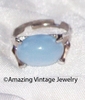 BEAUTY GLO Ring - Silvertone BEAUTY GLO Ring - Silvertone