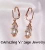 CAGED PEARL Earrings - Clip Goldtone CAGED PEARL Earrings - Clip Goldtone