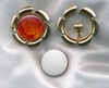 Color Frame Earrings - Goldtone Color Frame Earrings - Goldtone