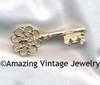 Goldtone Key Pin Goldtone Key Pin