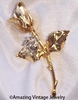 SARAH COVENTRY Rose pin w/Marine Insignia SARAH COVENTRY Rose pin w/Marine Insignia