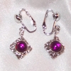 CRUSADER Earrings - converted to clip CRUSADER Earrings - converted to clip