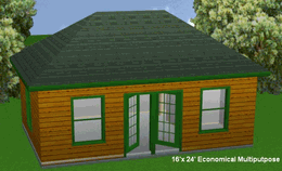 16’x 24’ Cabin Plans Package, Blueprints, Material List 16’x 24’ Cabin Plans Package, Blueprints, Material List