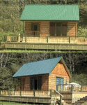 16x24 Cabin w/Loft Plans Package, Blueprints, Material List & Instruction Guide