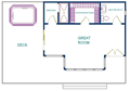 20 x 24 Spa/Sauna & Steamroom Plans Package, Blueprints, Material List