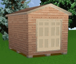 10x14 Storage Shed Plans Package, Blueprints, Material List & Instructions