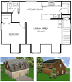 24x32 Garage Apartment Plans Package, Blueprints & Material List