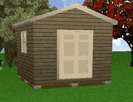 12x12 Storage Shed Plans Package, Blueprints, Material List & Instructions