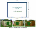 12x16 Storage Shed Plans Package, Blueprints, Material List & Instructions