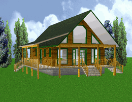 24x40 Country Classic Cabin w/Loft Plans Package, Blueprints & Material List 24x40 Country Classic Cabin w/Loft Plans Package, Blueprints & Material List