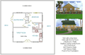 24x24 Cabin w/Covered Porch Plans Package, Blueprints, Material List 24x24 Cabin w/Covered Porch Plans Package, Blueprints, Material List