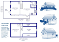 16x30 Cabin w/Loft Plans Package, Blueprints & Material List 