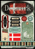Denmark Travel Scrapbook Stickers Denmark Travel Scrapbook Stickers