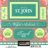 St. John Tropical Scrapbook Stickers St. John Tropical Scrapbook Stickers