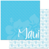 Maui Hawaii Scrapbook paper Maui Hawaii Scrapbook paper