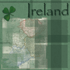 Ireland Map Scrapbook Paper Ireland Map Scrapbook Paper