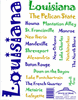 State of Mine Louisiana Scrapbook Stickers State of Mine Louisiana Scrapbook Stickers