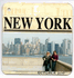 Black and White New York Stickers