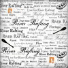 Live for River Rafting Scrapbook Paper Live for River Rafting Scrapbook Paper