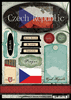 Czech Republic Travel Scrapbook Stickers Czech Republic Travel Scrapbook Stickers