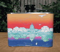 U.S. Capitol Ombré Flask - Multicolor Flask U.S. Capitol Ombré Flask - Multicolor Flask