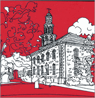 Christ Church Note - Red Christ Church Note - Red