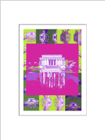 Lincoln Print (Pink/Green) Lincoln Print (Pink/Green)