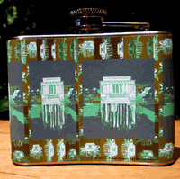 Lincoln Flask - Brown/Green Lincoln Flask - Brown/Green