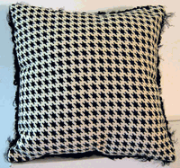 Mustache Houndstooth Pillow Mustache Houndstooth Pillow