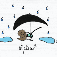 Rainy Day Snail Note Rainy Day Snail Note
