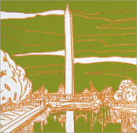 Washington Monument Thanks - Green Washington Monument Thanks - Green