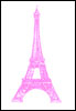 Neon Eiffel Tower (Pink)