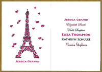 Personalized 5x7 Pink Tower Notes Personalized 5x7 Pink Tower Notes