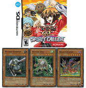 Yu-gi-oh GX SPIRIT CALLER Full Sealed Video Game for Nintendo DS<br>Includes 3 Promo HoloFoil Cards<Br>Out of Stock