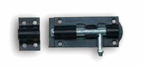 Black Wrought Iron, 3" Tower/Slide Bolt