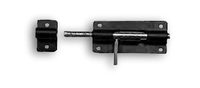 Black Wrought Iron, 5" Barrel Slide Bolt