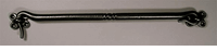 Black Wrought Iron, Cabin Hook 12"