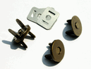 Magnetic snaps 18mm Slim Antique Brass MSE18-AB 100 sets Magnetic snaps 18mm Slim Antique Brass MSE18-AB 100 sets