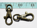 Alloy swivel bolt-snap hooks 3/8" Antique Brass CG06C-AB 100 pcs Alloy swivel bolt-snap hooks 3/8" Antique Brass CG06C-AB 100 pcs