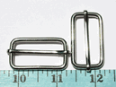 Metal wire-formed slides 1-1/4" x 5/8" x 3.75mm Nickel BH20L-NL 100 pcs Metal wire-formed slides 1-1/4" x 5/8" x 3.75mm Nickel BH20L-NL 100 pcs