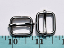Metal wire-formed slides 5/8" x 1/2" x 3mm Nickel BH10G-NL 50 pcs Metal wire-formed slides 5/8" x 1/2" x 3mm Nickel BH10G-NL 50 pcs