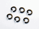 Metal wire-formed jump rings 1/4" x 1.83mm Antique Brass BC04F-AB 100 pcs Metal wire-formed jump rings 1/4" x 1.83mm Antique Brass BC04F-AB 100 pcs