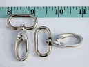 Alloy swivel snap hooks 1" Nickel DA16B-NL 100 pcs Alloy swivel snap hooks 1" Nickel DA16B-NL 100 pcs