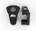 ROX Handle Bar Adjustable/Pivoting Risers for 7/8" (22mm) by 7/8" Handle Bars- BLACK