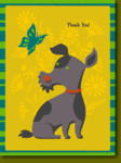 Small Dog and Butterfly Small Dog and Butterfly